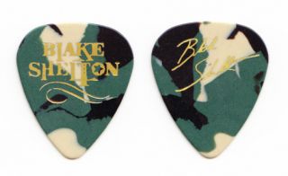Blake Shelton Camouflage Signature Guitar Pick 2011