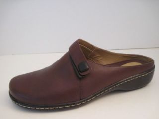 bjorndal brown leather mules womens sz 10