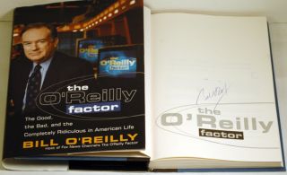 Bill OReilly Signed The OReilly Factor 1st HC Book COA