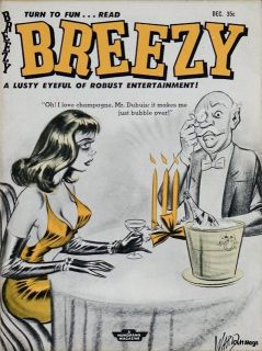 Breezy 1958 Dec Humorama Bill Ward GGA Bettie Page Racy