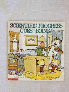   Progress Goes Boink Calvin and Hobbes by Bill Watterson Comic Book