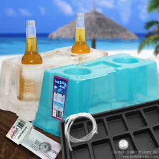 Enjoy Billiards with Cold Beers Ice Sculpture That Holds Your Drinks 