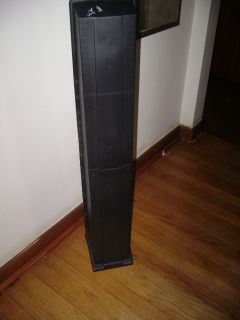 Black Alpha CD Jewel Case 60 Holder Storage Organizer Floor Tower 2 