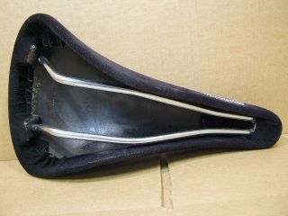 Black Mundialita Saddle with Cover Flaws
