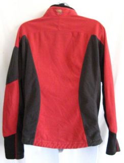 Mountain Hardware Polartec Fleece Black Red 10 Jacket Coat
