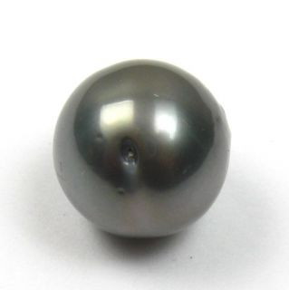  fine quality undrilled authentic B grade Tahitian black pearl *Pearl 