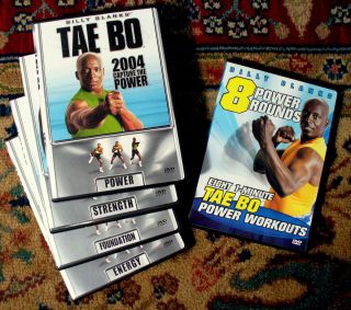 Billy Blanks Tae Bo 2004 Capture The Power Set of 5 DVDs