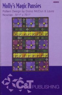 MOLLYS MAGIC PANSIES Quilt Pattern by Diana McClun & Laura Nownes 51 