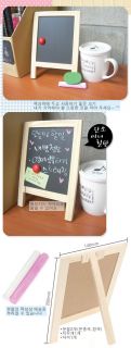 New Wooden Frame Blackboard with 3pcs Chalk Duster