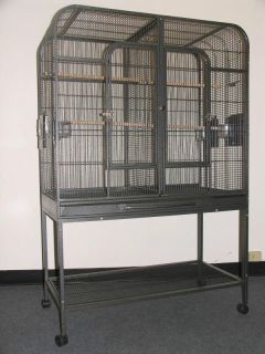 40x20X60 5 Divider Parrot Bird Cage Cages Cockatiel Finch Parakeet 