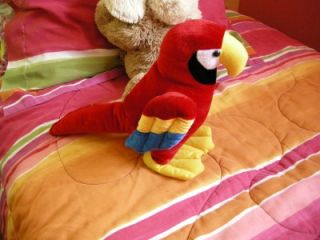 polly the parrot stuffed 10inch kid s bird