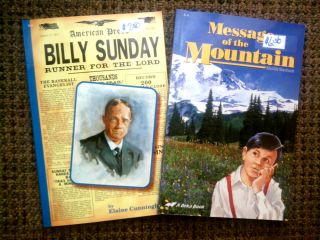   of 3 A Beka READER REPORT BOOKS BILLY SUNDAY MESSAGE FROM THE MOUNTAIN