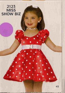 Miss Show Biz 2123 Ballet Tap Baby Doll Pageant Dress Competition 