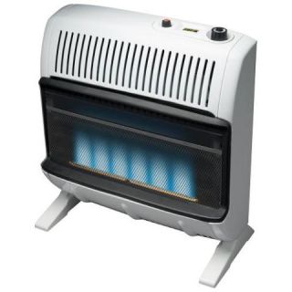 vent free blue flame gas heater convenient top mounted comfort control 