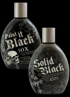 Millennium Paint It Black Solid Black Indoor Tanning Bed Lotion 2 