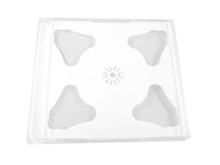 10 Standard White Double CD Jewel Case