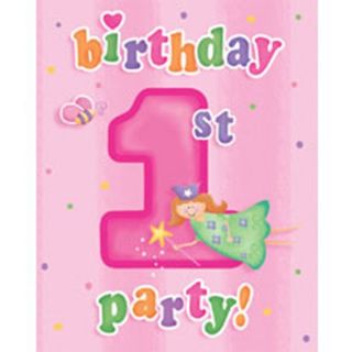 Fun at One Butterfly 1st Birthday Party Invitations