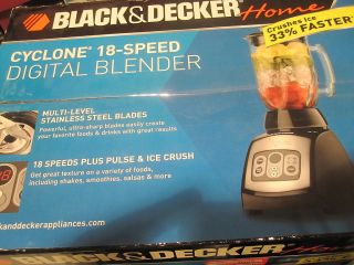 Black and Decker 18 Speed Digital Blender Cyclone