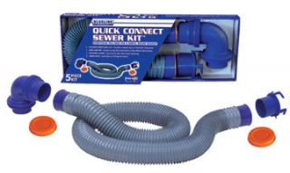 RV motorhome Prestofit Blueline Quick Connect Sewer Kit