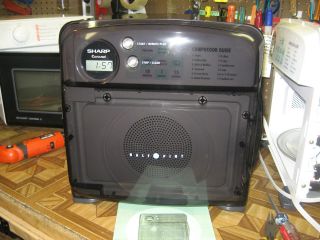 BLACK Sharp HALF PINT Microwave Oven 100% Professionally Reconditioned 