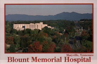 Blount Memorial Hospital Maryville Tennessee Lamar Alexander Parkway 
