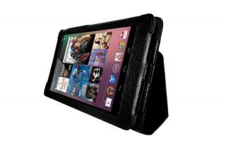   Rotate PU Leather Case Cover for Google Nexus tablet 7 inch   BLACK