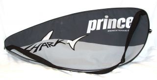   Shark Tennis Racquet Black Carrying Case Shoulder Bag Only
