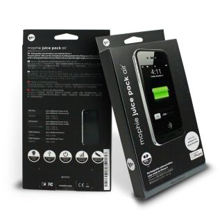 Mophie Juice Pack Cover Case Rechargable Battery for Apple iPhone 4S 4 