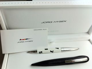    Hysek mini pen black white numbers Brand new and with its white box