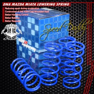   SUSPENSION LOWERING SPRINGS SPRING 90 97 MAZDA MIATA MX 5 MX5 B BLUE