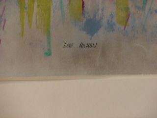 Lee Milmon, Large ORIGINAL ART Painting MIXED MEDIA Custom Framed Make 