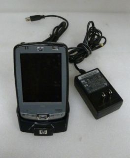 HP IPAQ HX2495 POCKET PC PDA WIFI BLUETOOTH w/ USB CRADLE, AC and 