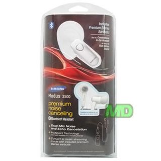 Retail Samsung HM3500 Bluetooth Wireless Headset w Charger for Galaxy 