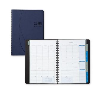 Day Timer Monthly Planner Journal 2ppm 6 1 8x8 3 4x5 8 Blue 2013 