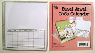 Scrapbooking Calendar Page Kit Easel Display Stand