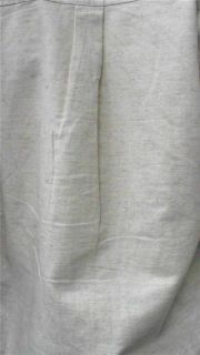 Bill Blass Jeans Ladies Womens L Linen Button Down Top Natural Ivory 