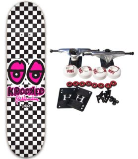 Krooked Skateboards Checkered Eyes Large Complete 8 12