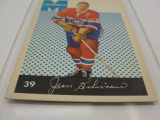 Jean Beliveau Vintage 1962 63 Parkhurst 39 Montreal Canadiens Mint 