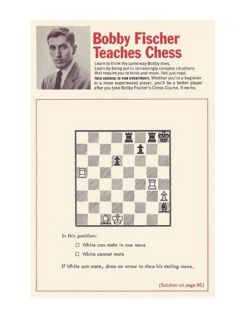 Bobby Fischer Teaches Chess Mosenfelder Donn 0923891609