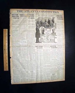 1913 Atlanta GA Newspaper Blountstown FL Florida Negro Lynching 