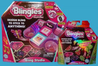 NEW Blingles Bling Studio Arts Crafts + Candy Theme Pack Design Bling 