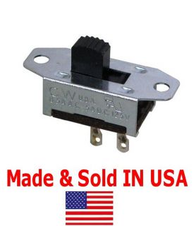 Small SPST Slide Switch Made Shipped in Sold from USA