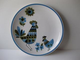   Ceramic Guild Cabala Blue, Avocado Green, and Black Serving Platter