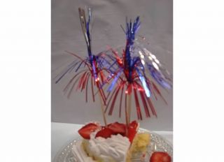 Lot 100 Graduation Party Cupcake Red Blue Silver Picks