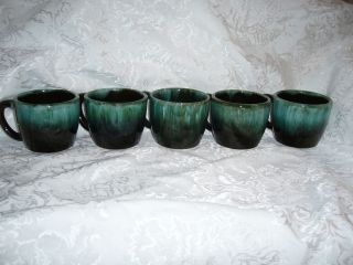 5 Blue Mountain Pottery Coffee cups