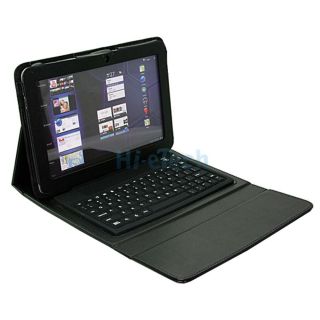 Bluetooth Keyboard PU Leather Case Cover for 10 1 Samsung Galaxy Tab 