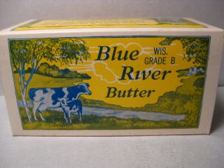 Blue River Butter Box Clarks Creamery Blue River Wisc