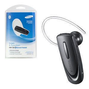 Samsung Bluetooth HM1100 Ear Hook Headset Black iphone Galaxy nokia 