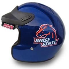 Boise State University Broncos Open Face DOT Motorcycle Helmet
