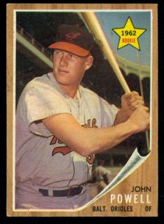 John Boog Powell 1962 Topps 99 Baltimore Orioles